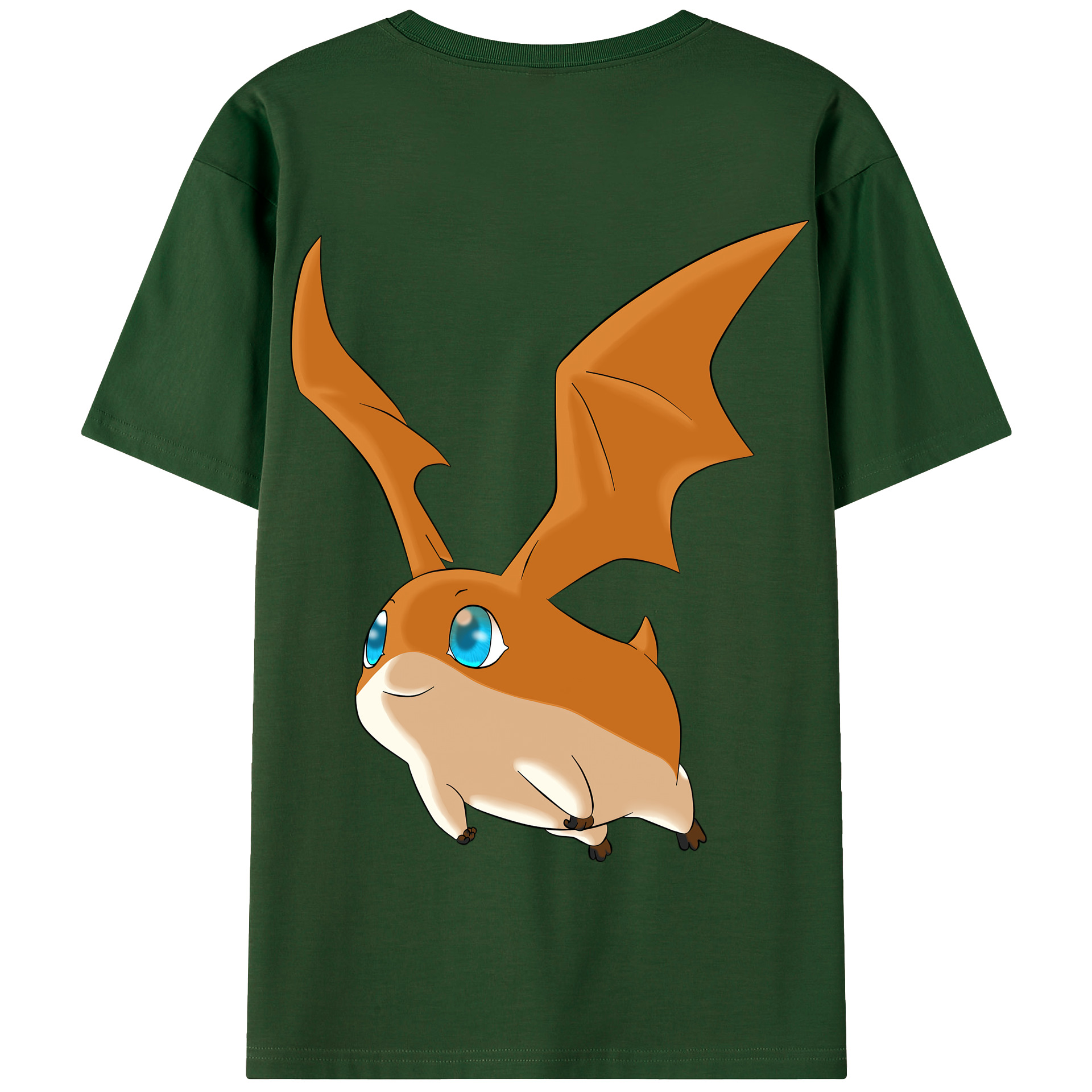 （画像用） Digimon デジタルモンスター/デジモン 綿100％半袖Tシャツ（背面プリント）